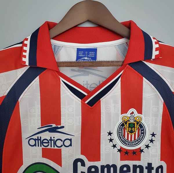 Retro 99/00 Chivas Guadalajara Home Soccer Jersey - Image 9