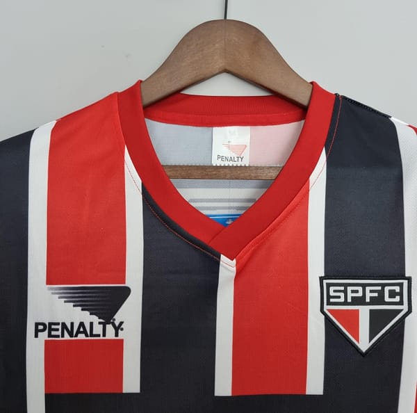 Retro 1991 sao paulo away Soccer Jersey - Image 7