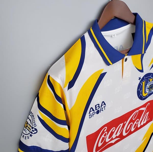 Retro 95/96 Tigres UANL Away White Jersey - Image 5