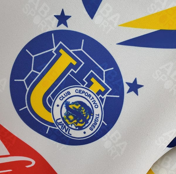 Retro 95/96 Tigres UANL Away White Jersey - Image 7