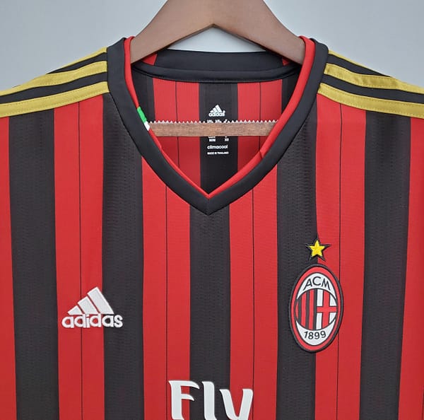 Retro AC Milan 13/14 home Soccer Jersey - Image 9