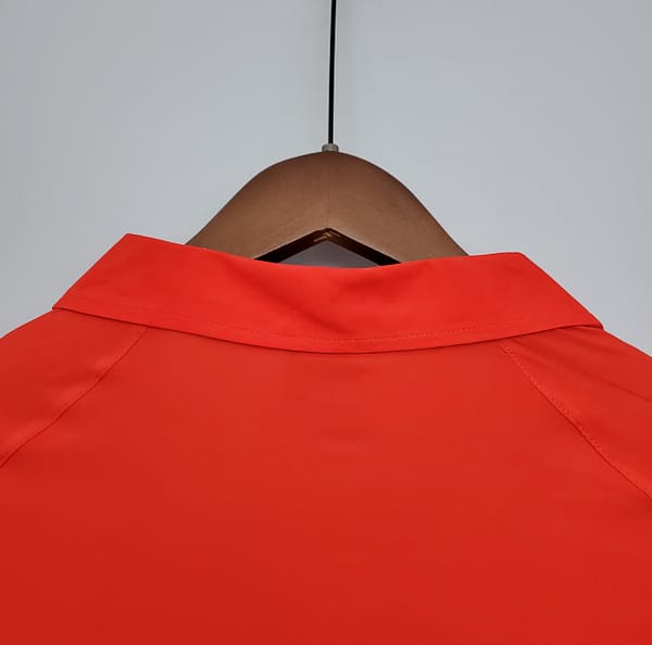 Retro 2002 Korean Red Soccer Jersey - Image 2