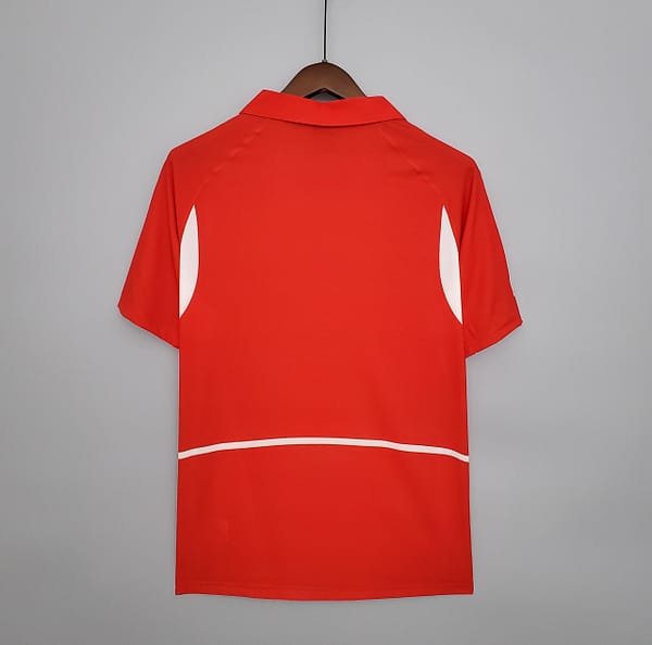 Retro 2002 Korean Red Soccer Jersey - Image 3