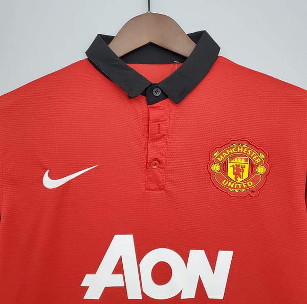 Retro 13/14 Manchester United home Soccer Jersey - Image 9