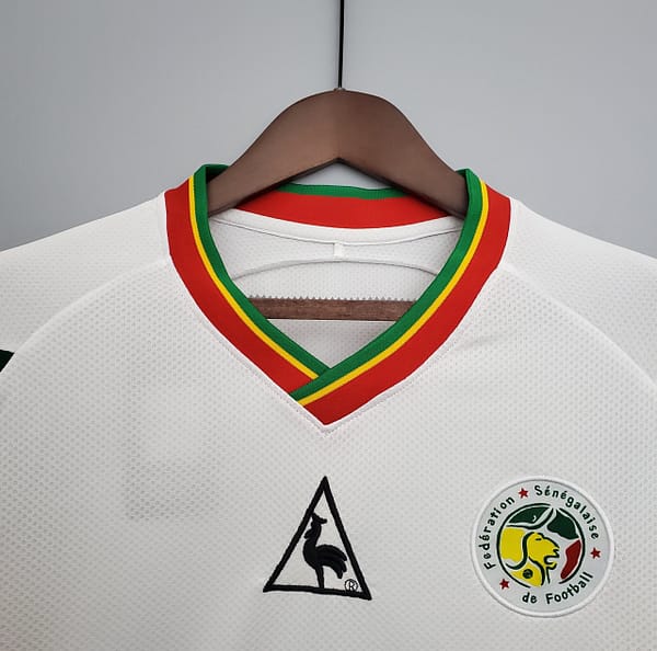 Retro 2002 Senegal white Soccer Jersey - Image 8