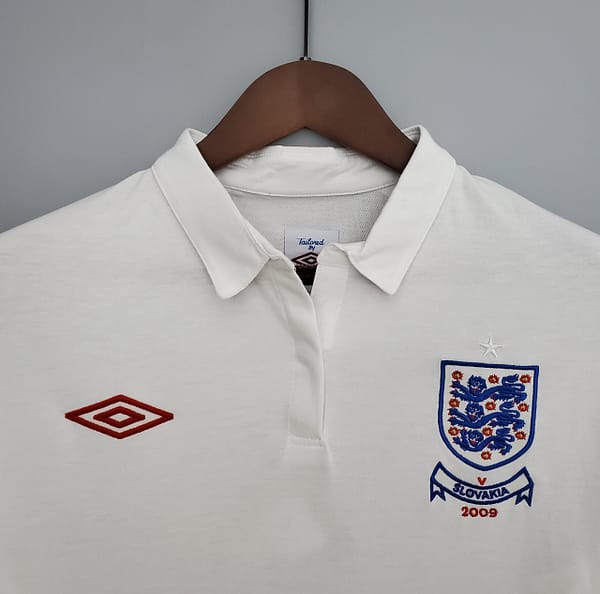 Retro 2010 England home Soccer Jersey - Image 7
