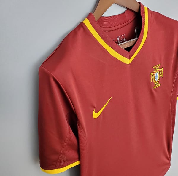 Retro 2000 Portugal home Soccer Jersey - Image 5