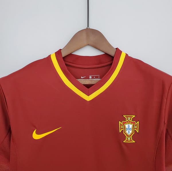 Retro 2000 Portugal home Soccer Jersey - Image 6