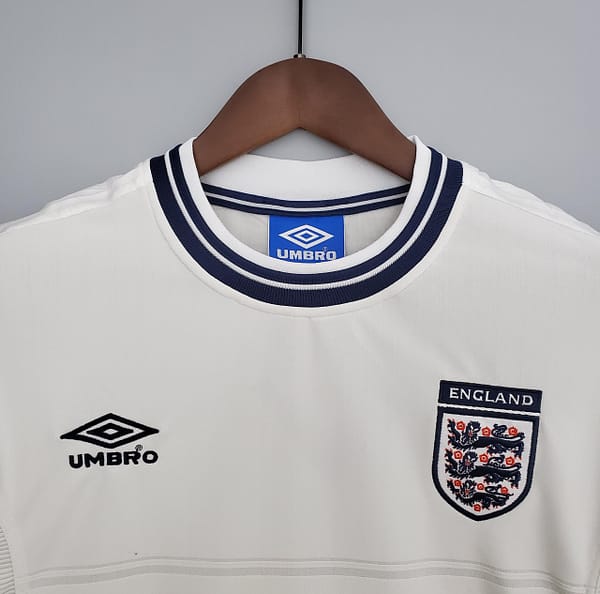 Retro 2000 England home Soccer Jersey - Image 8