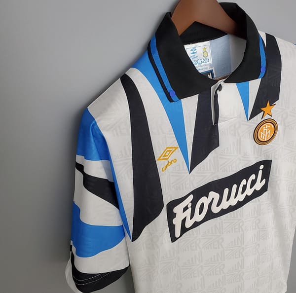 Retro Inter Milan 92/93 Away Soccer Jersey - Image 4