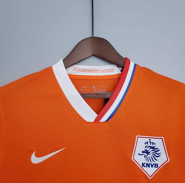 Retro Netherlands 2008 home Soccer Jersey - Image 7