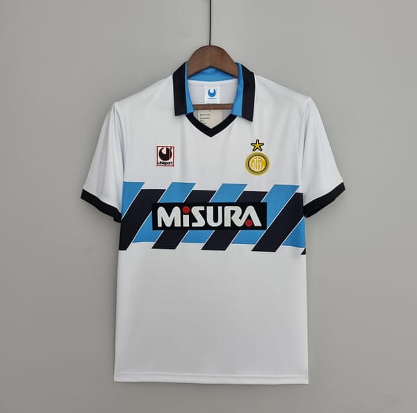 Retro 90/91 Inter Milan away Soccer Jersey