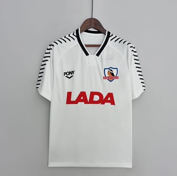 Retro 1992 Colo Colo home Soccer Jersey