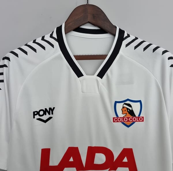 Retro 1992 Colo Colo home Soccer Jersey - Image 7