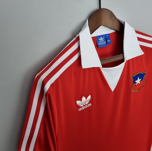 Retro chile 1982 home Soccer Jersey - Image 4