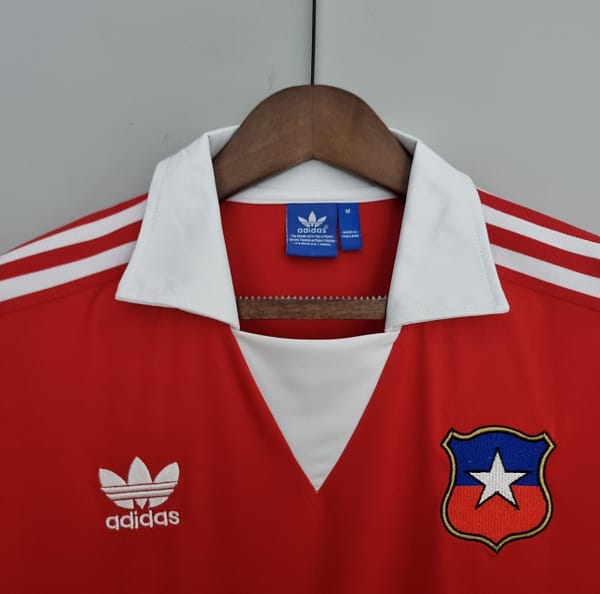 Retro chile 1982 home Soccer Jersey - Image 7