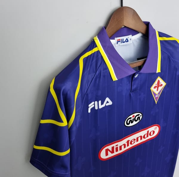 Retro Fiorentina 97/98 home Soccer Jersey - Image 4