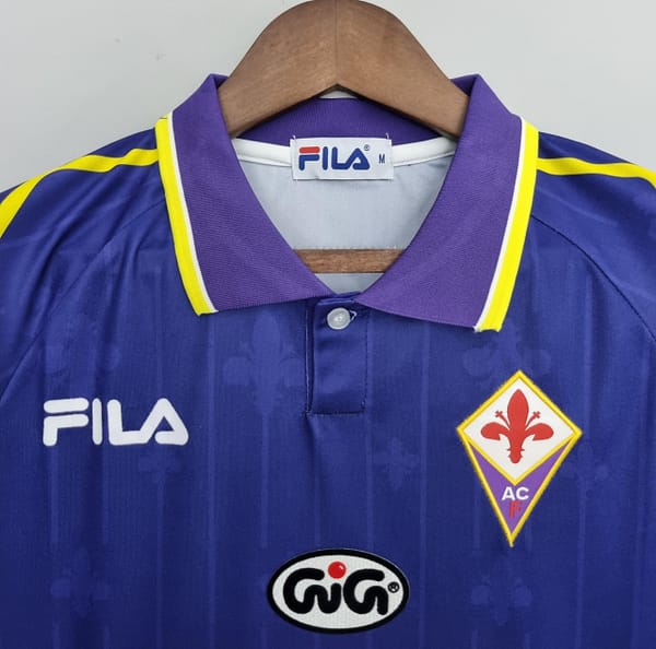 Retro Fiorentina 97/98 home Soccer Jersey - Image 9