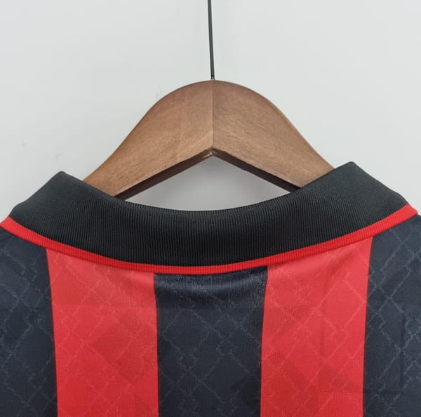 Retro 95/96 AC Milan home Soccer Jersey - Image 3