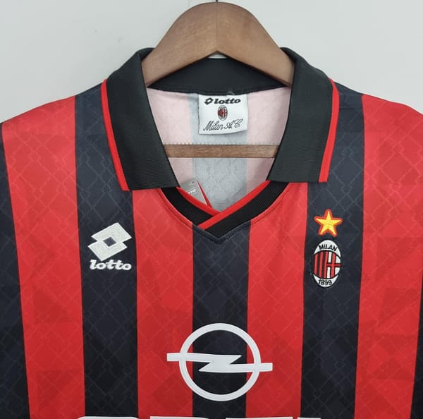 Retro 95/96 AC Milan home Soccer Jersey - Image 8