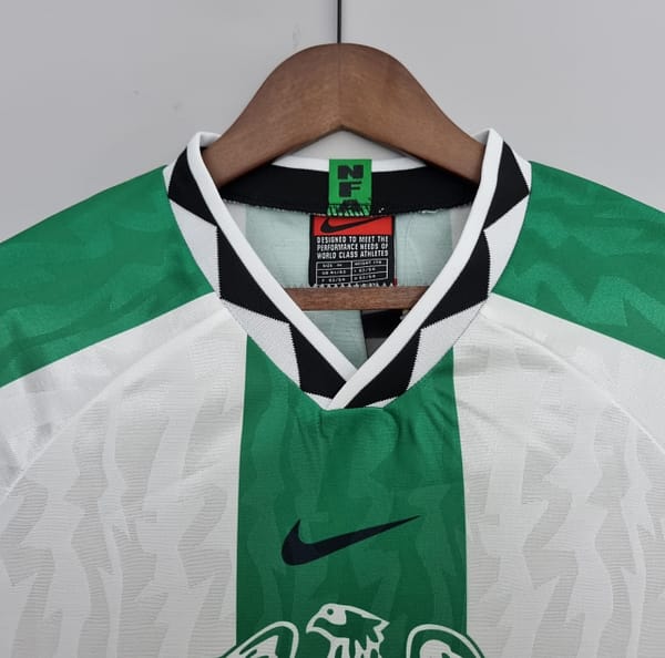 Retro 96/98 Nigeria away Soccer Jersey - Image 6