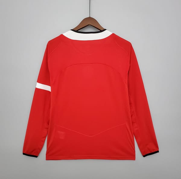 Retro Manchester United long sleeve 04/06 home Soccer Jersey - Image 4