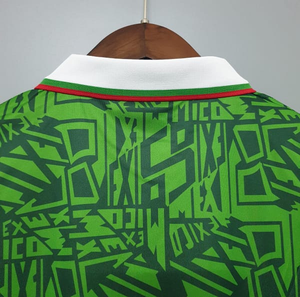 Mexico 1994 retro shirt home Soccer Jersey - Image 5
