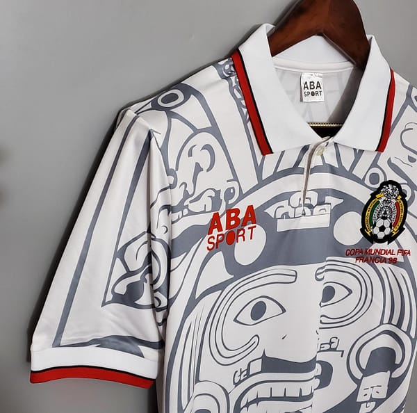Retro 1998 Mexico away Soccer Jersey - Image 4