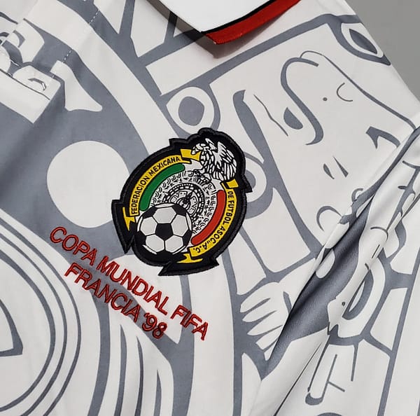 Retro 1998 Mexico away Soccer Jersey - Image 7