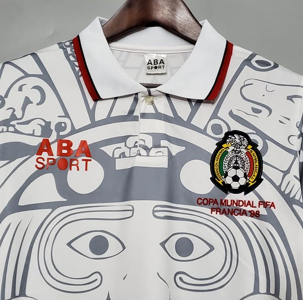 Retro 1998 Mexico away Soccer Jersey - Image 8