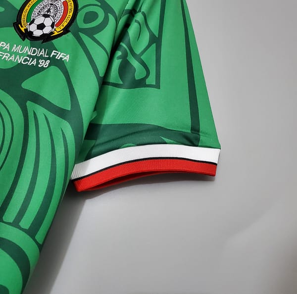Retro 1998 Mexico home Soccer Jersey - Image 6