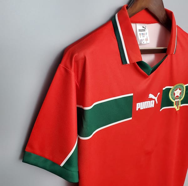 Retro 1998 Morocco away Soccer Jersey - Image 4