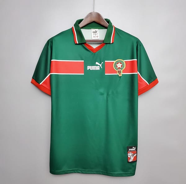 Retro 1998 Morocco home Soccer Jersey