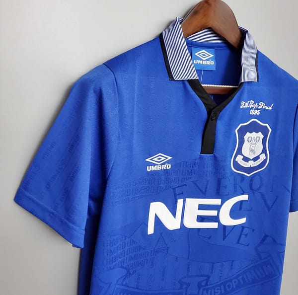 Retro Everton 94/95 home Soccer Jersey - Image 4