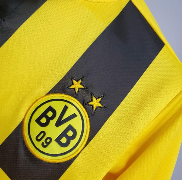 Retro Borussia Dortmund 12/13 home Soccer Jersey - Image 5