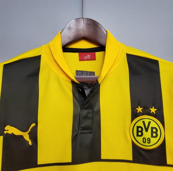 Retro Borussia Dortmund 12/13 home Soccer Jersey - Image 6
