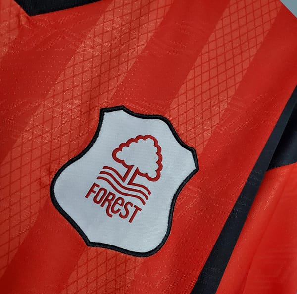 Retro Nottingham Forest 94/95 Red Soccer Jersey - Image 6