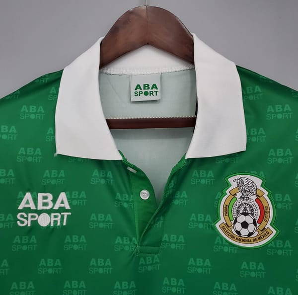 Retro Mexico 1995 home Soccer Jersey - Image 7