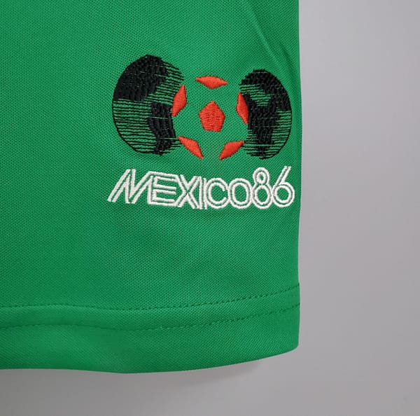 Retro Mexico 1986 home Soccer Jersey - Image 4