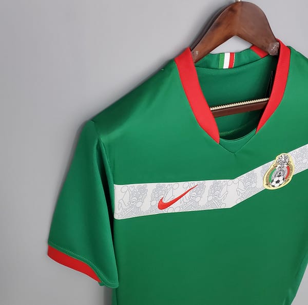 Retro Mexico 2006 Home Soccer Jersey - Image 5