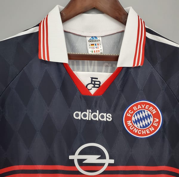 Retro Bayern Munich 97/99 home Soccer Jersey - Image 9
