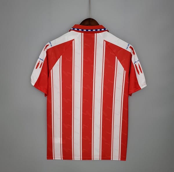 Retro Atletico Madrid 94/95 home Soccer Jersey - Image 2