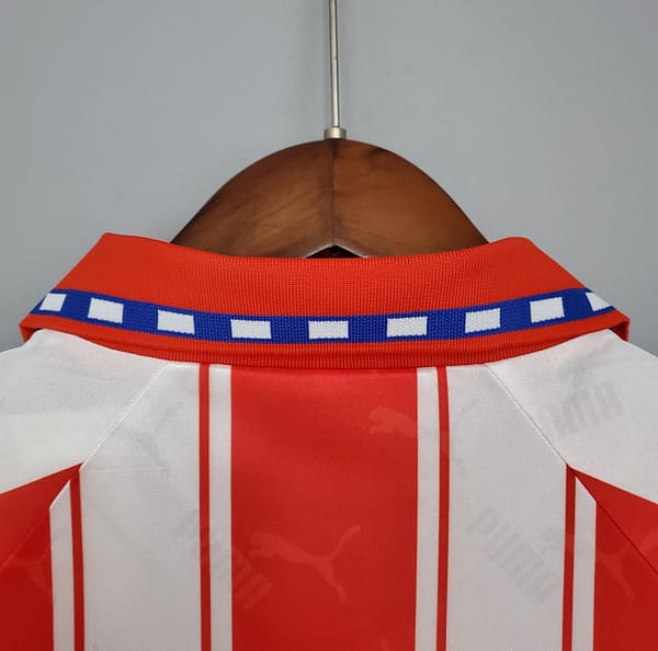 Retro Atletico Madrid 94/95 home Soccer Jersey - Image 3