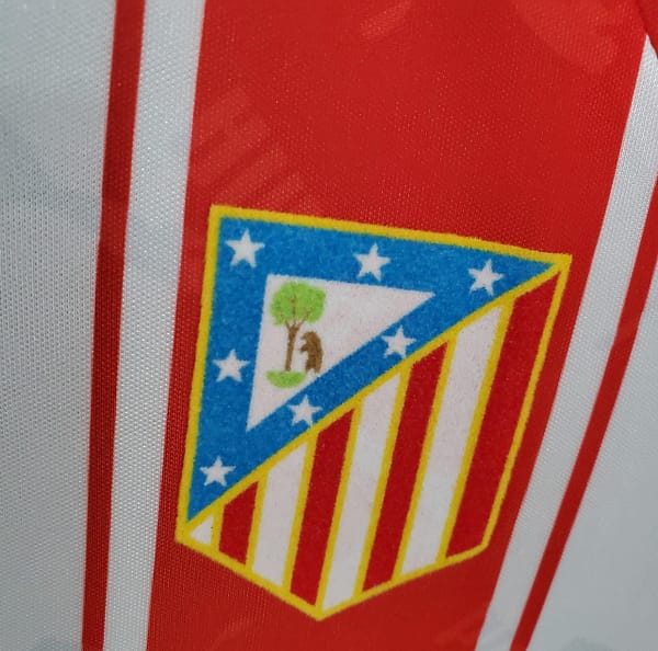 Retro Atletico Madrid 94/95 home Soccer Jersey - Image 7