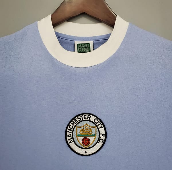 Retro Manchester City 1972 home Soccer Jersey - Image 7