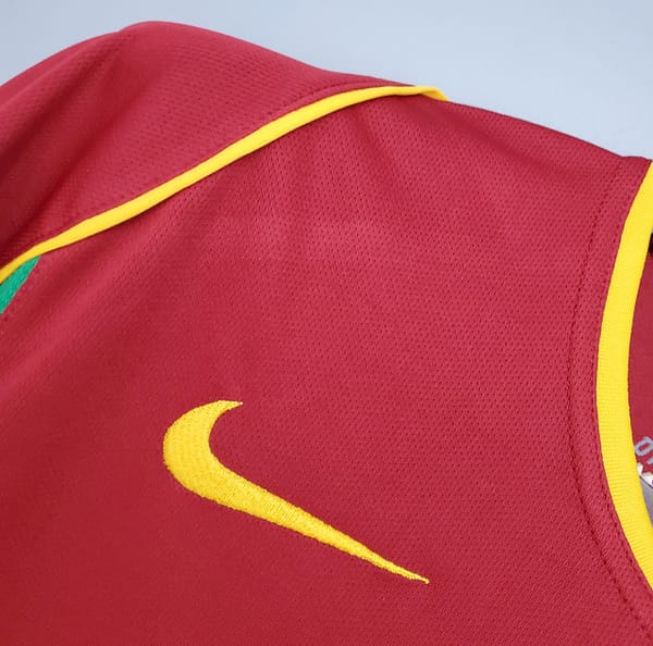 Retro Portugal 2002 home Soccer Jersey - Image 6