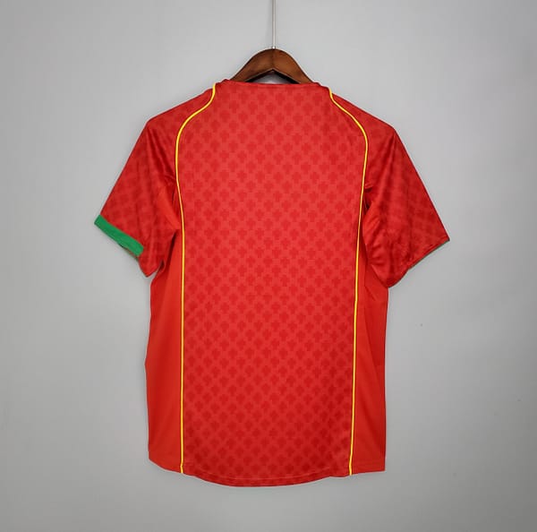 Retro Portugal 2004 home Soccer Jersey - Image 5