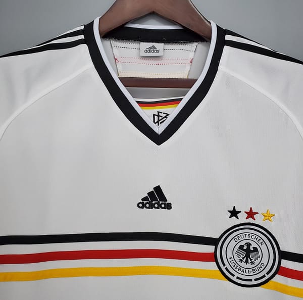 Retro Germany 1998 home Soccer Jersey - Image 9