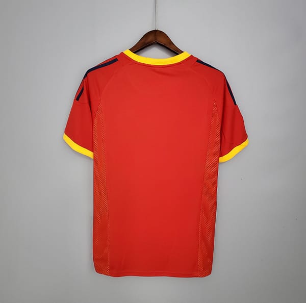 Retro Spain 2002 home Soccer Jersey - Image 2