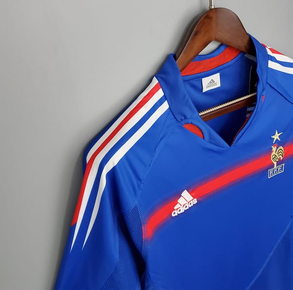 Retro France 2004 home Soccer Jersey - Image 4